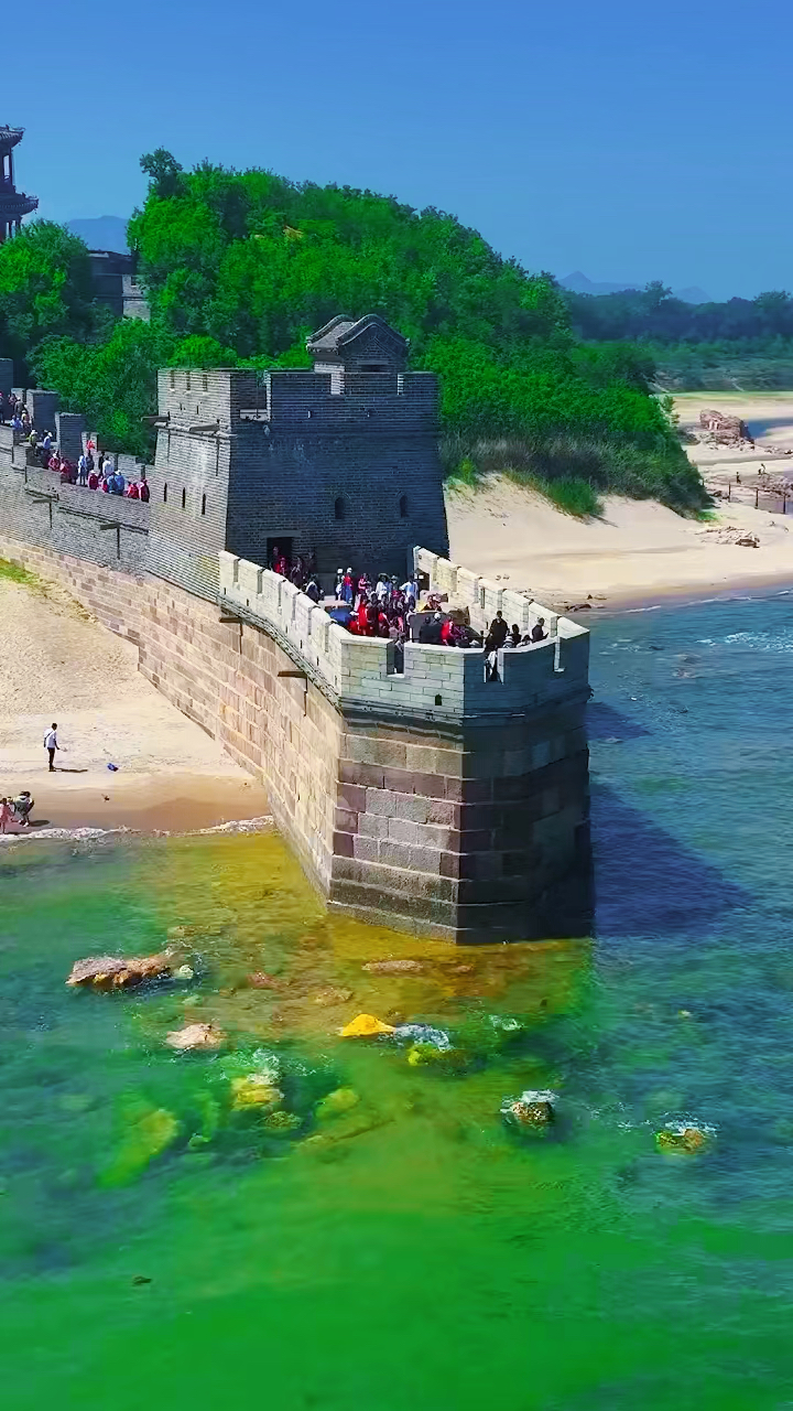 秦皇岛,海滨绿意画卷中的秦皇岛之美🌊🍃